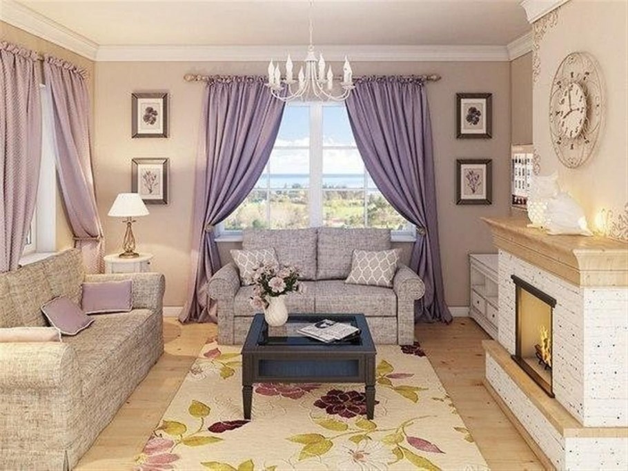 Маленькая гостиная в стиле Прованс