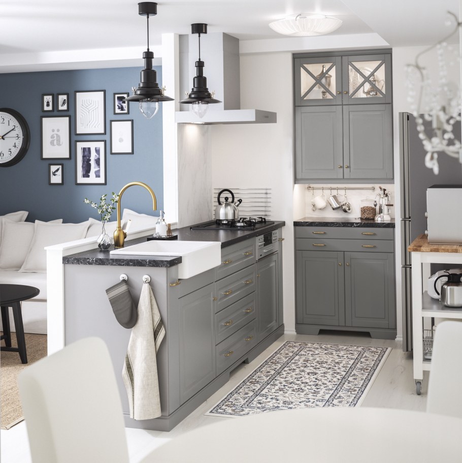 Икеа фасад Будбин серый