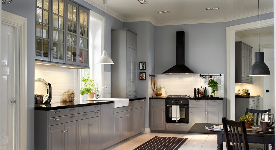 Кухня икеа зеленая Будбин