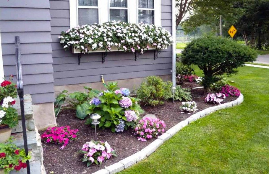 Цветочный уголок на даче