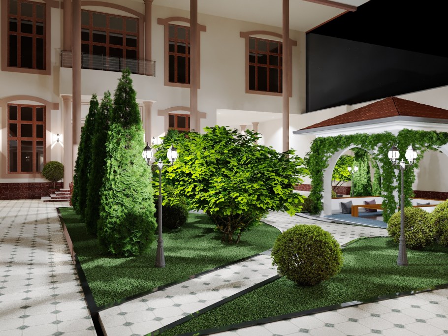 Ландшафтный проект участка