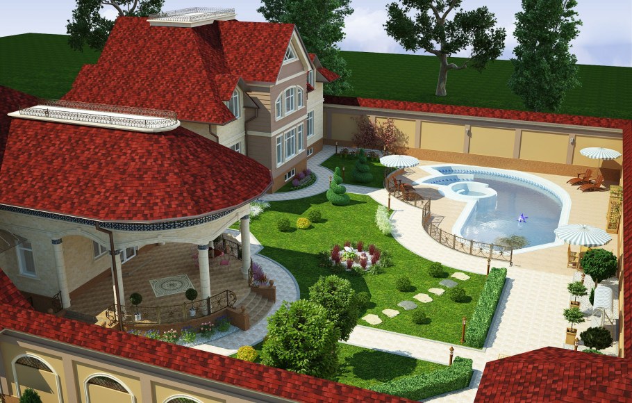 Цветочный уголок на даче