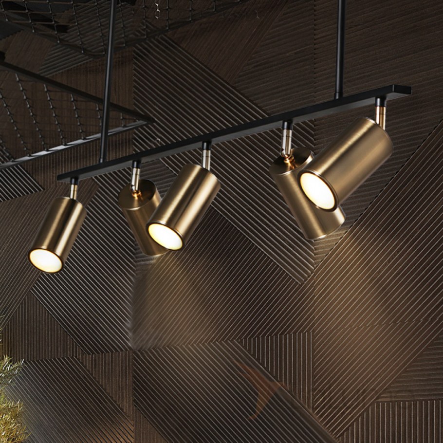 Реечный светильник с поворотными спотами Lino