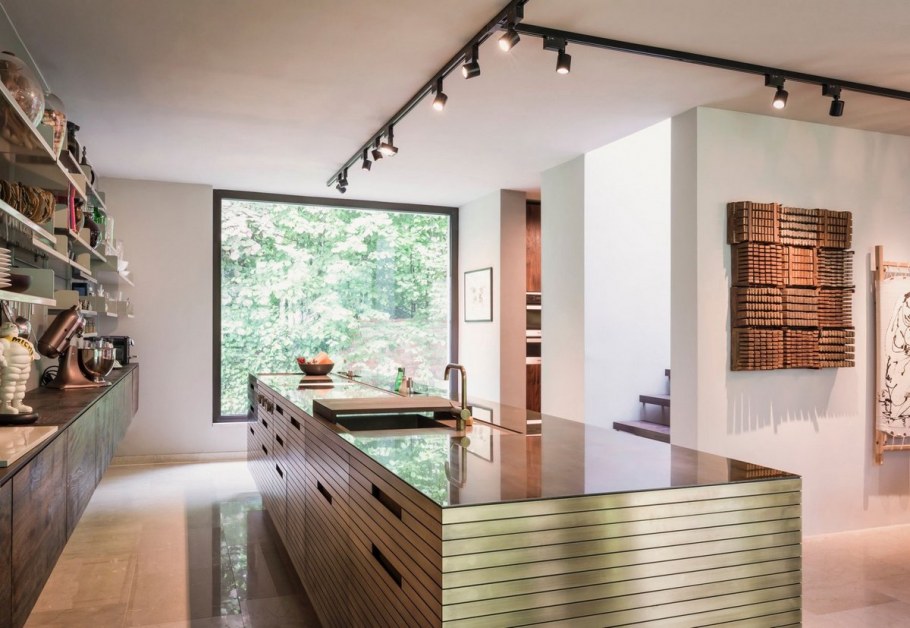 Трековые светильники в интерьере