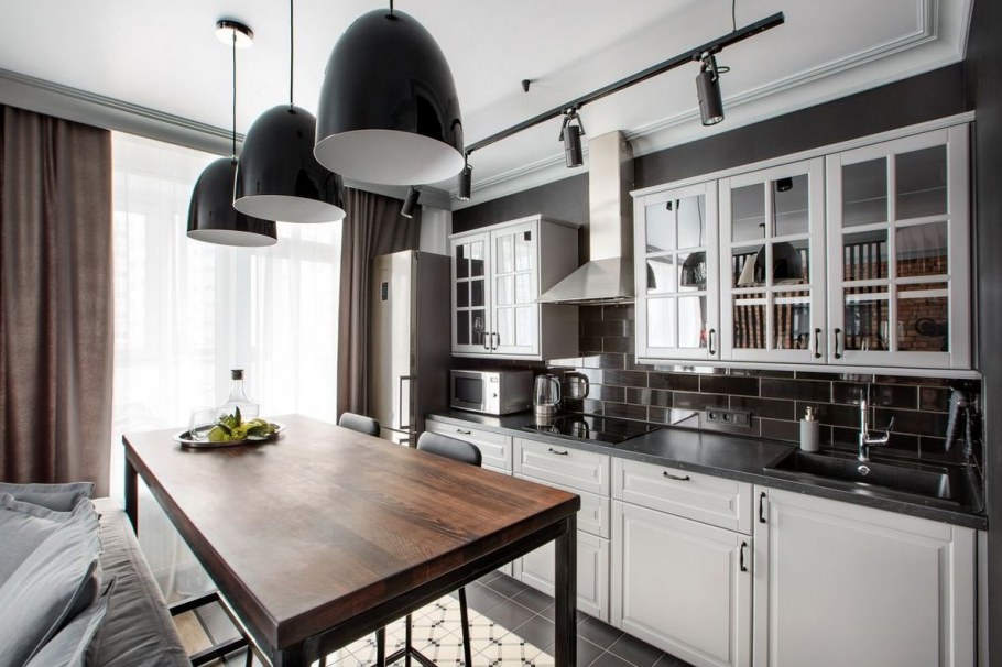 Кухня в стиле лофт ikea