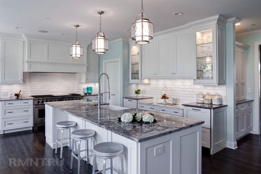 Цвет стен для серой кухни