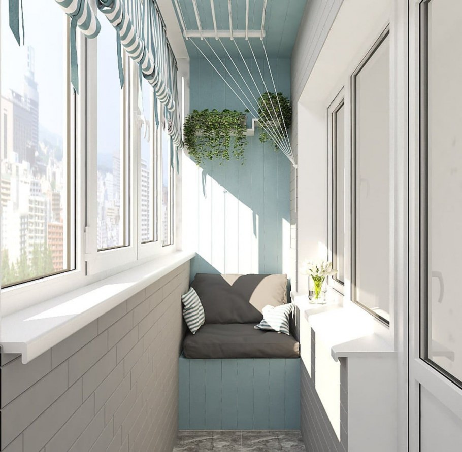 Внутренняя отделка балкона