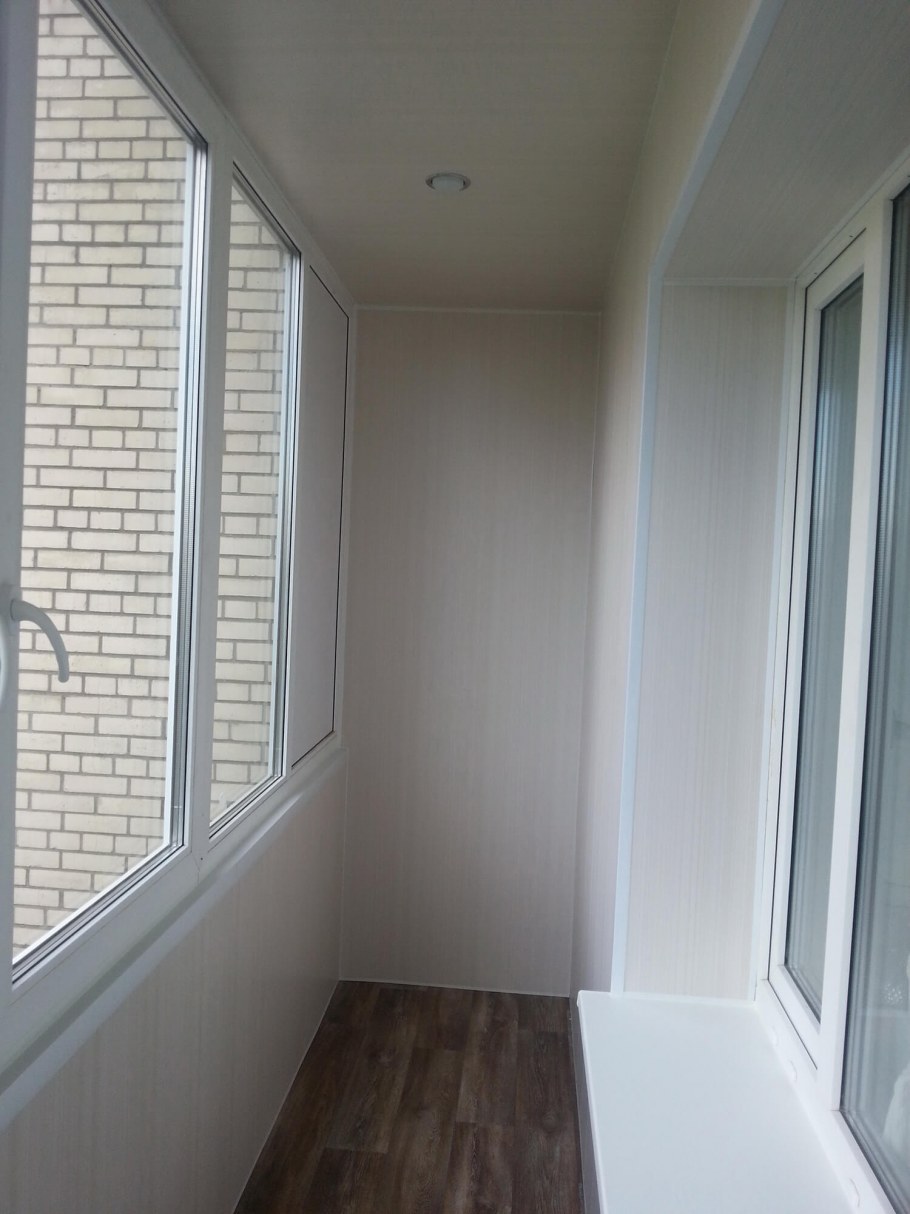 Отделка лоджии