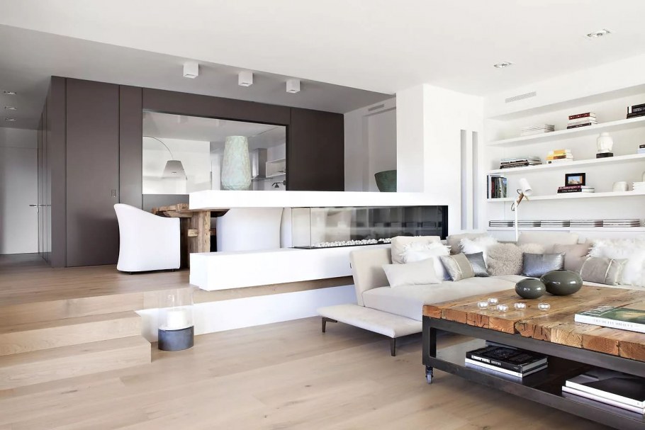 Современный светлый интерьер