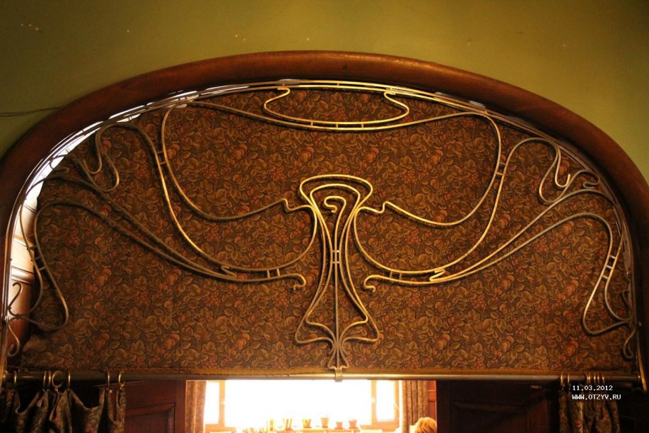 Особняк Рябушинского Шехтель потолок