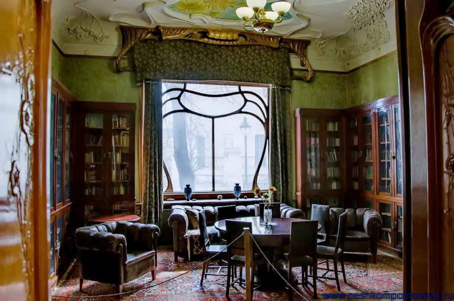 Шехтель особняк Рябушинского стиль