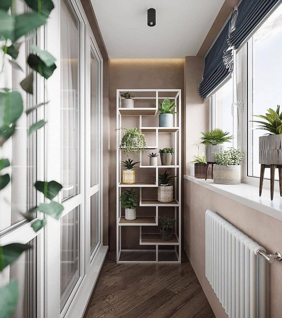 Шикарная отделка балкона