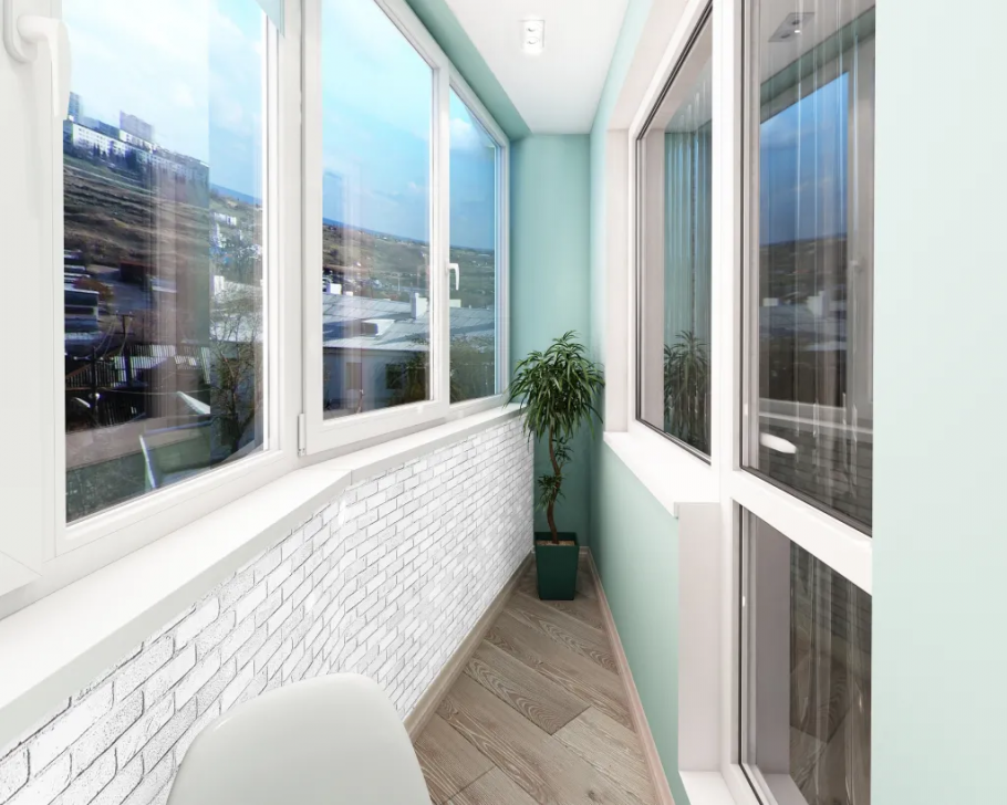 Остекление балкона п44т сапожок