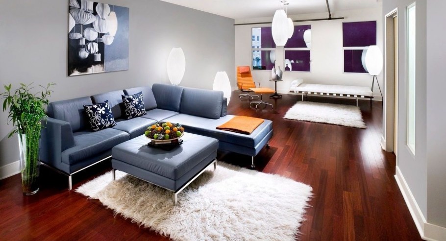 Современные гостиные комнаты