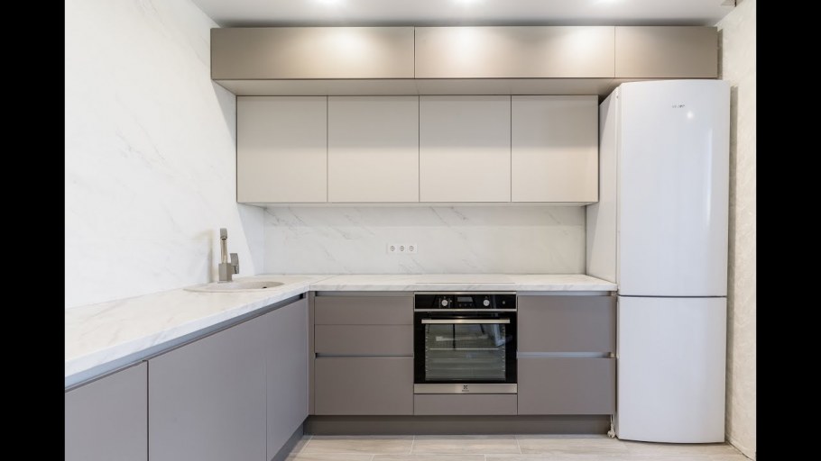 Egger Хромикс белый кухня