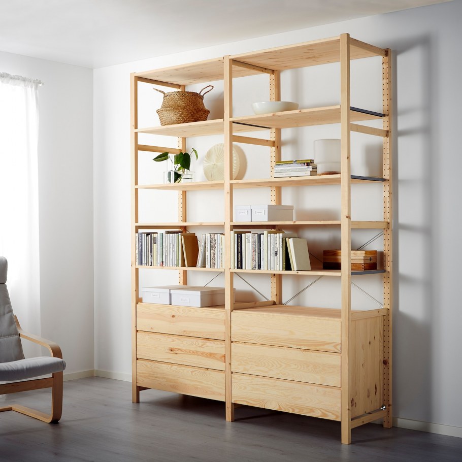 Ikea стеллаж Ивар