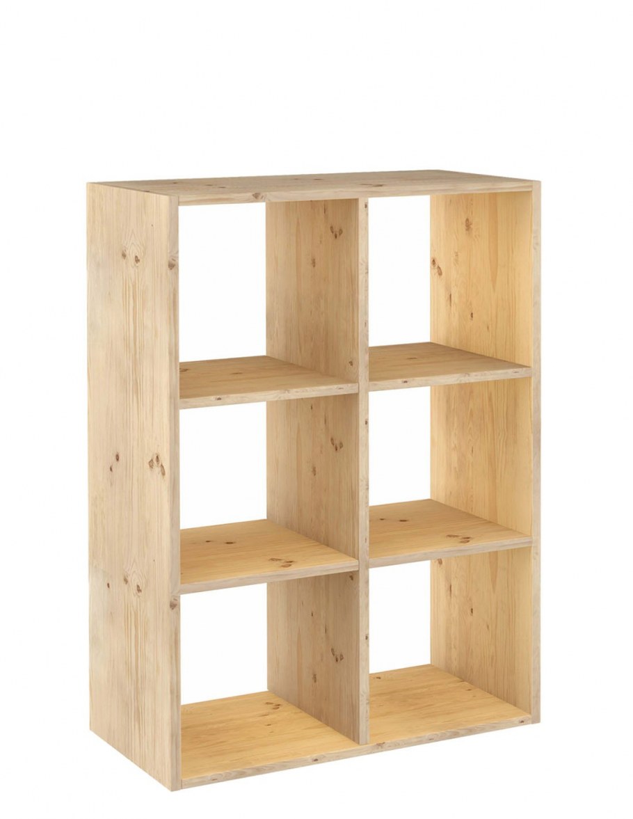 Стеллаж ЛЦ-3 3 полки 63x114.2x29 см, дерево