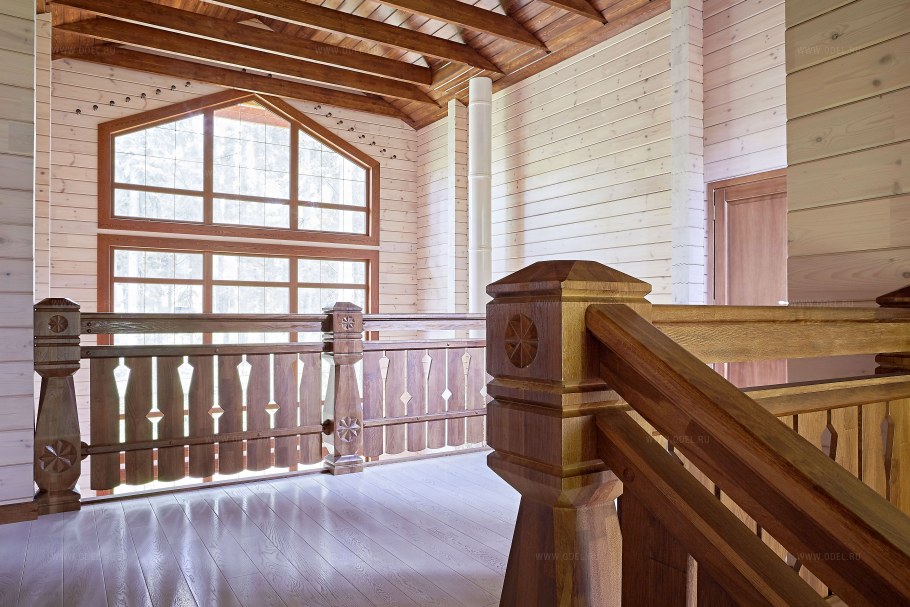 Ограждение в стиле Шале