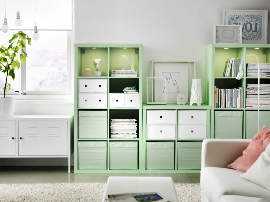 Шкаф Ивар икеа в интерьере