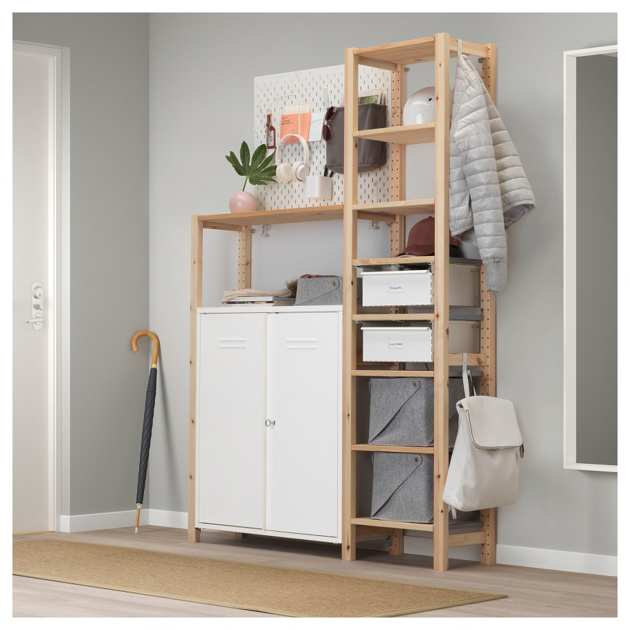 Шкаф Ивар сосна икеа