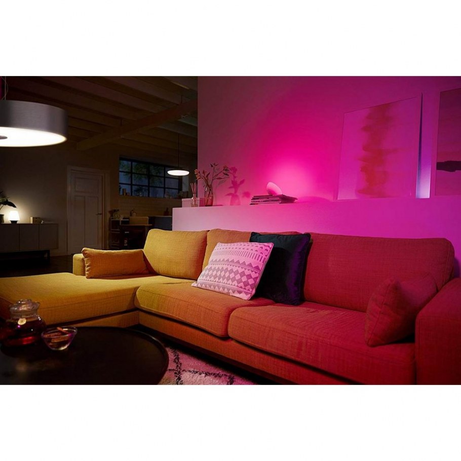 Розовая подсветка в комнату