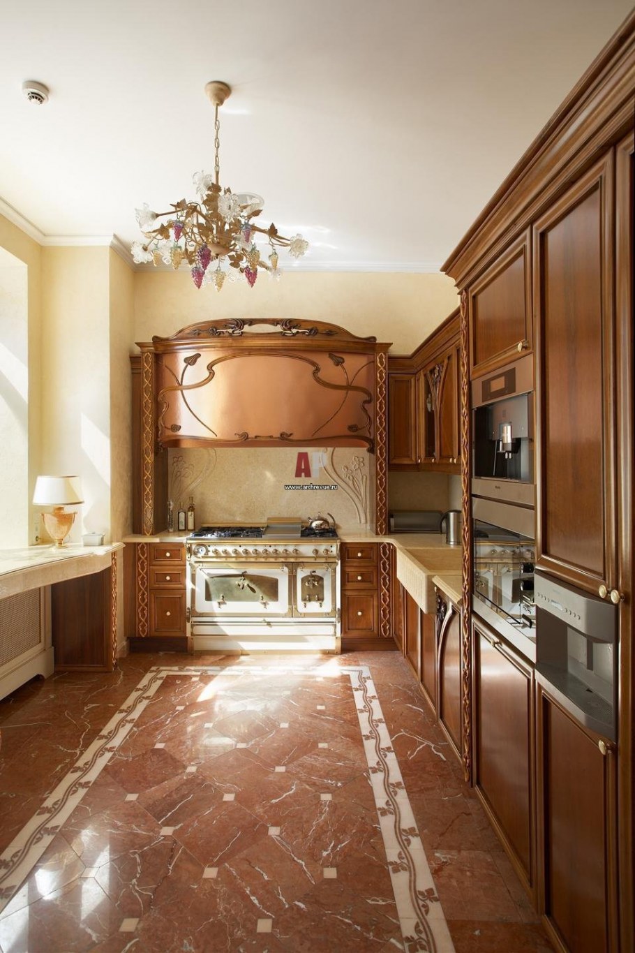 Кухня в стиле арт нуво Модерн