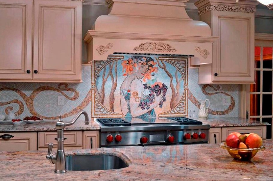 Кухня в стиле Модерн ар нуво