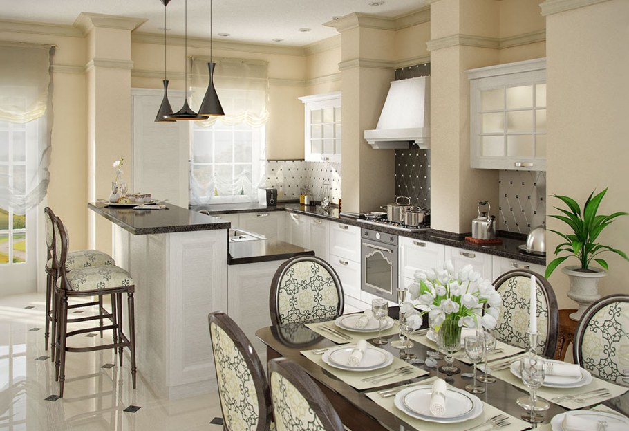 Кухня в смешанном стиле
