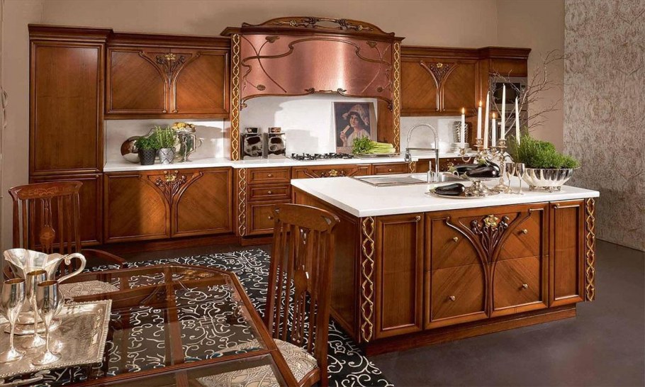 Роспись стен арт нуво