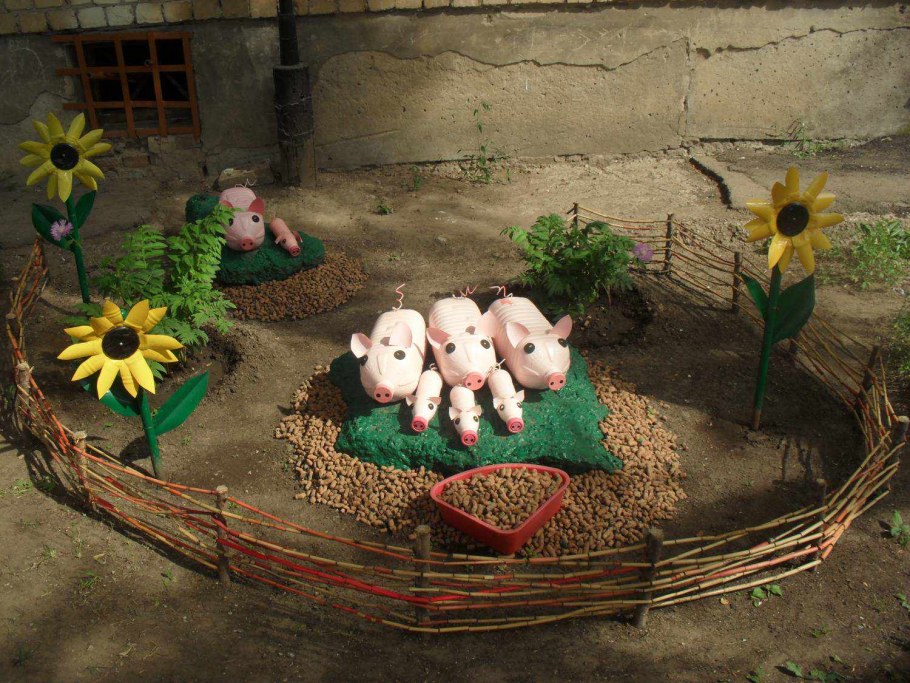 Украшение палисадника