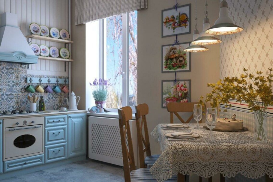 Лавандовая кухня Прованс