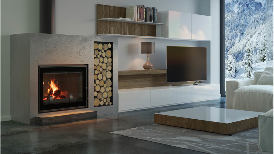 Современный камин