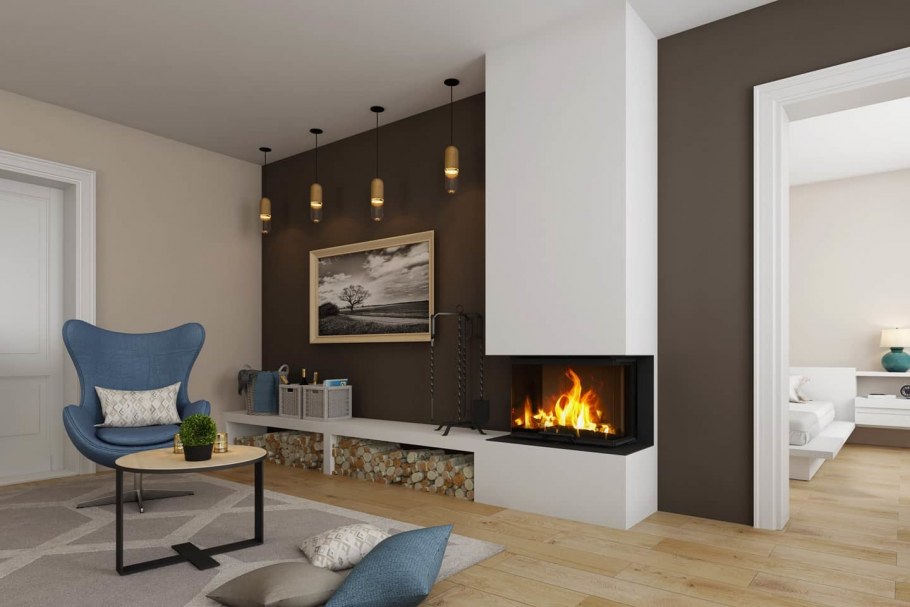 Каминная топка Модерн