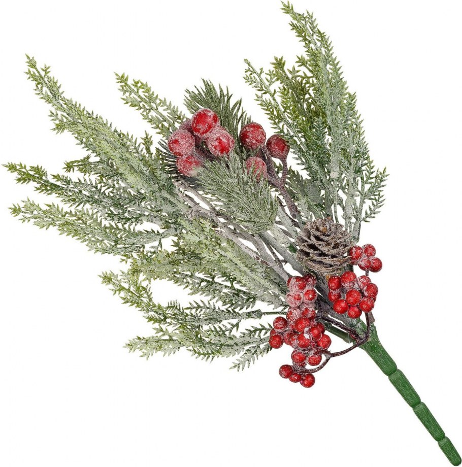 Рождественские декоративные ветки