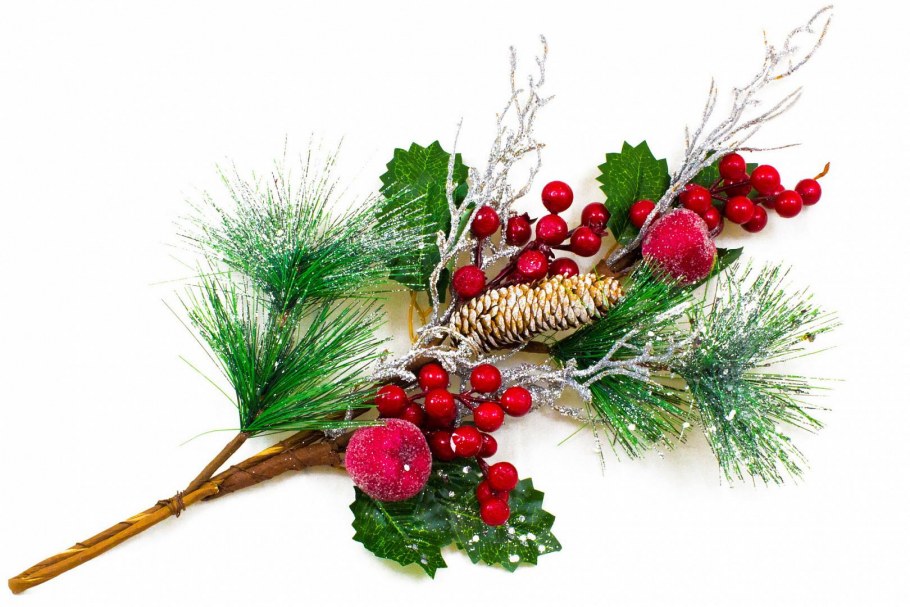 Новогодние веточки для декора