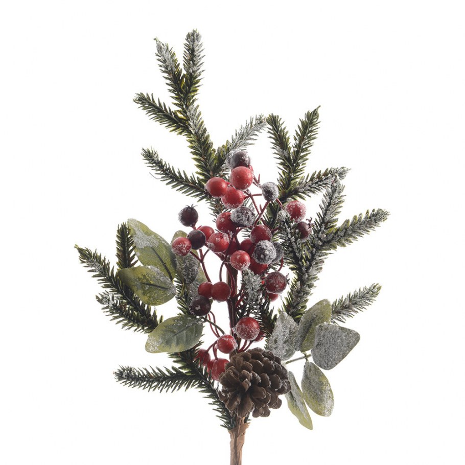 Ветка Новогодняя декоративная