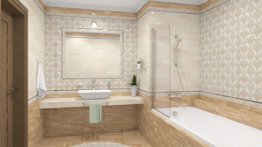 Санузел в стиле Ампир Барокко