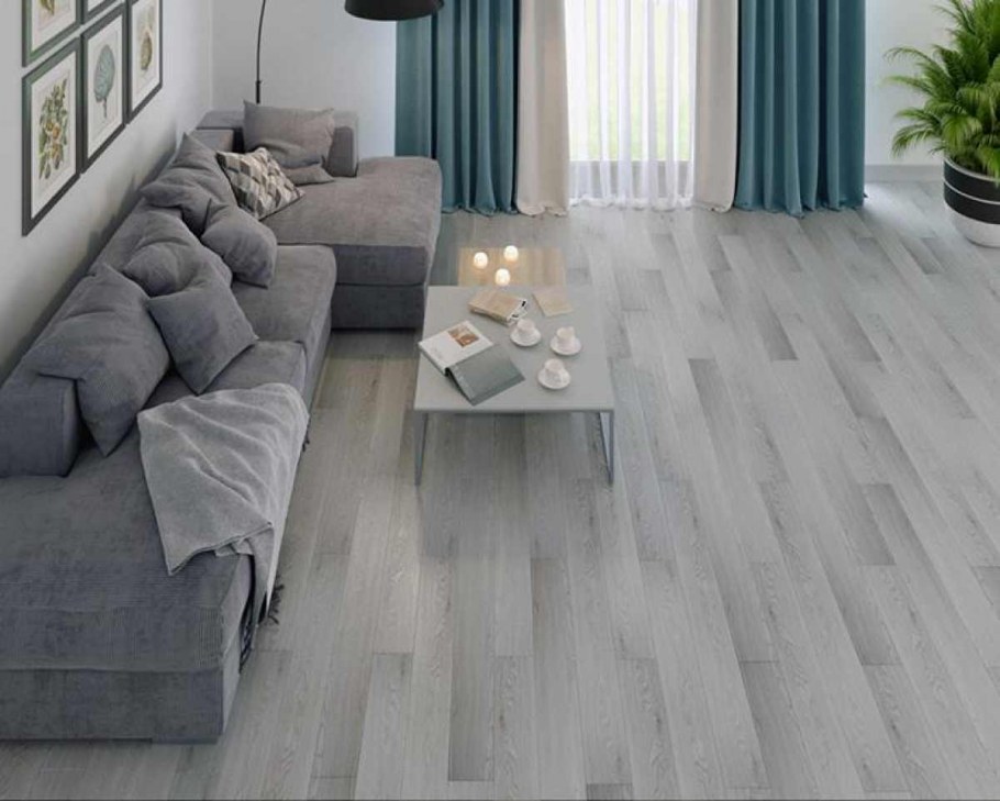 Ламинат Wineo 550 Color белый матовый la068cm