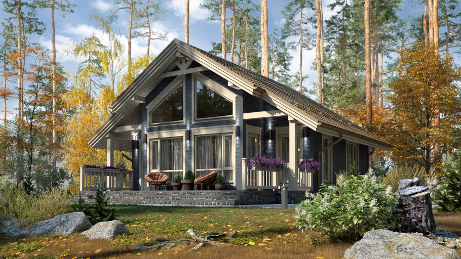 Коттедж в скандинавском стиле