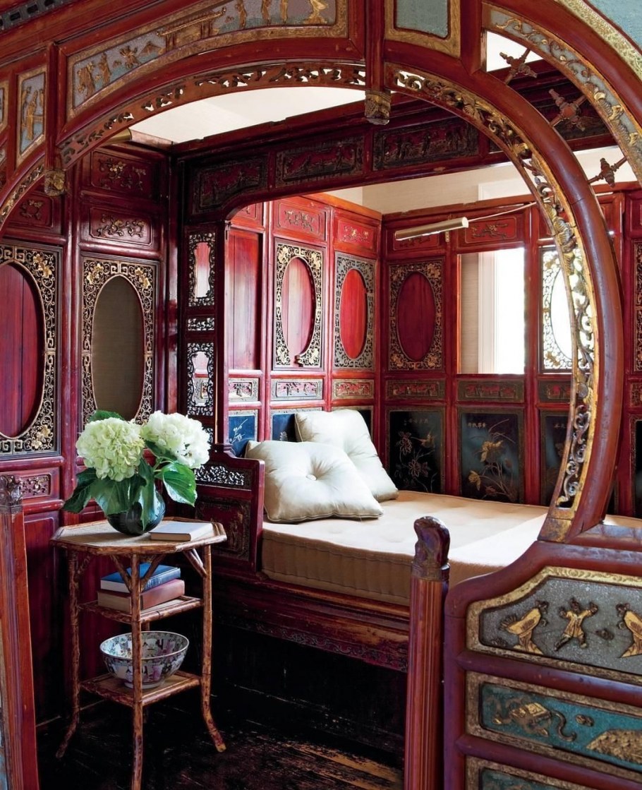 Кровать в китайском стиле