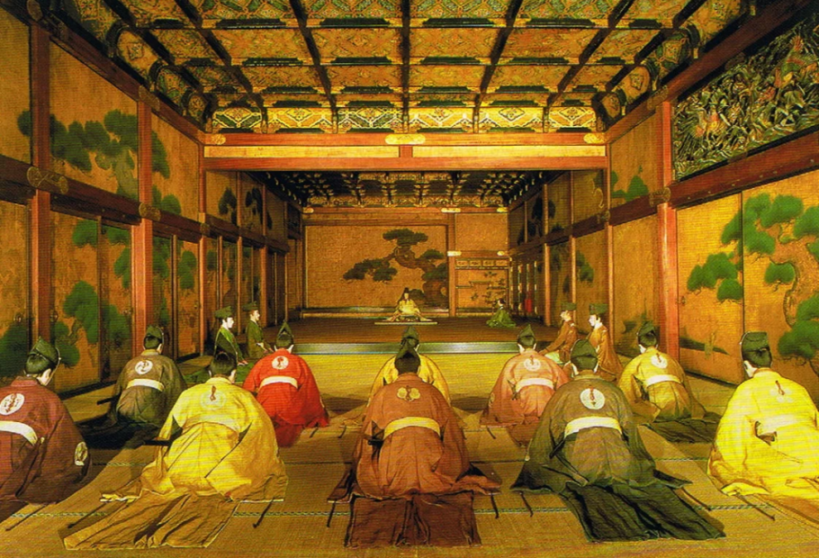 Дворец императора Японии изнутри
