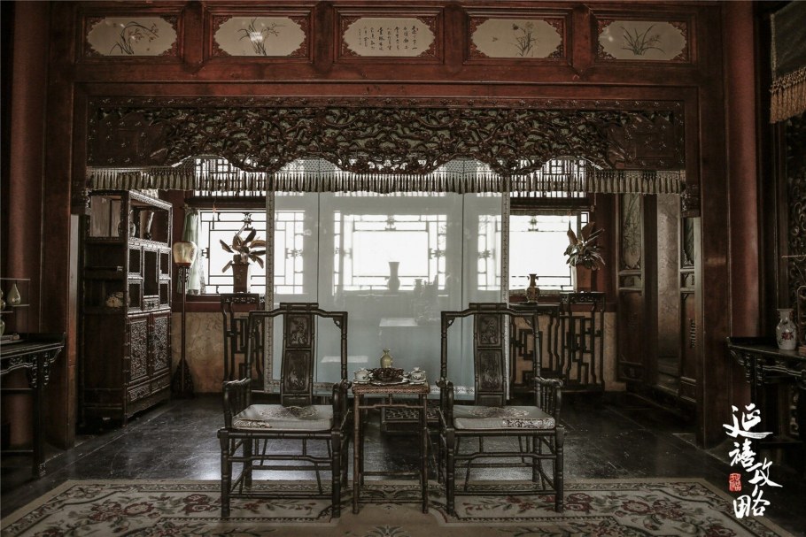 Старинный китайский интерьер