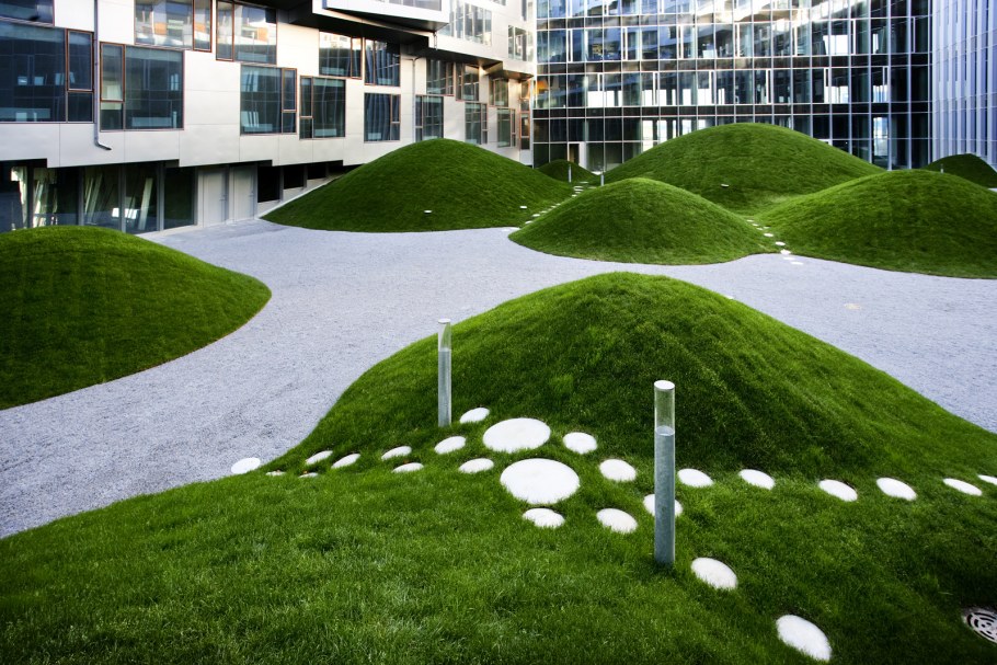 Искусственный холм геопластика