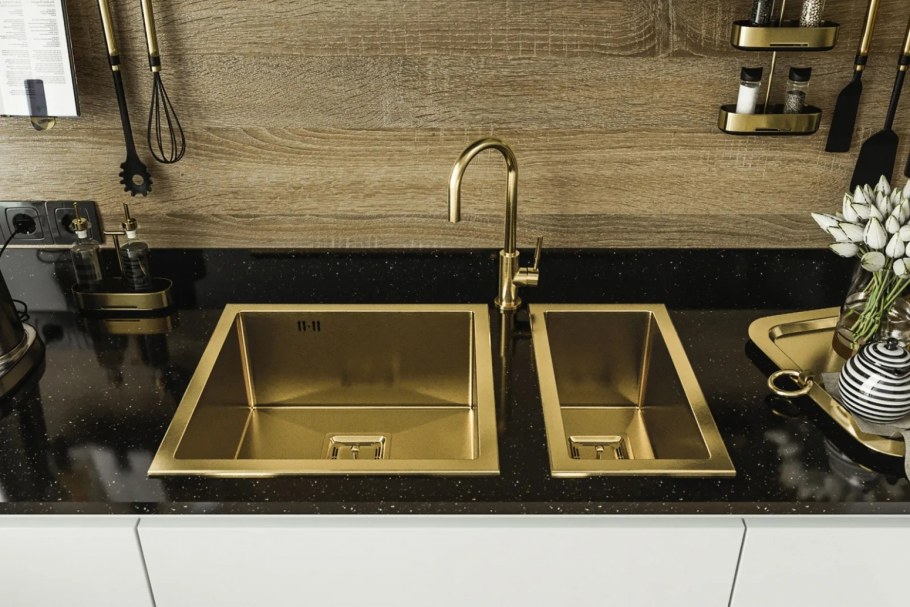 Мойка кухонная Zorg inox PVD SZR-44 Bronze