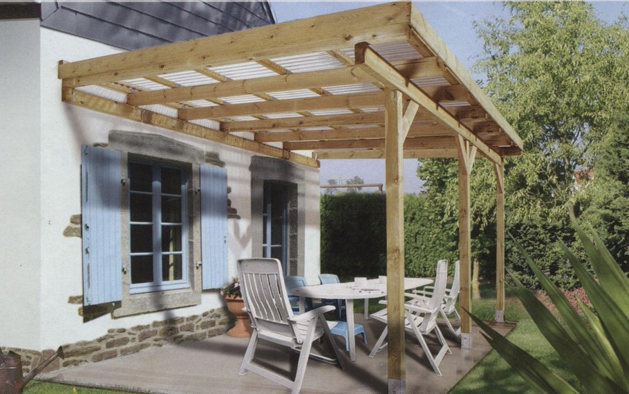 Потолок в беседке