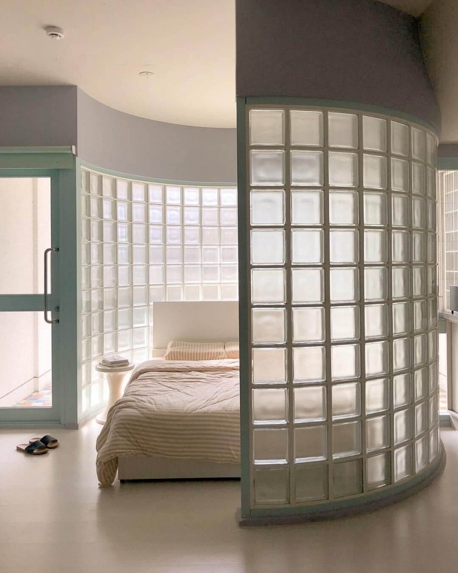 Стеклоблоки перегородка 2021