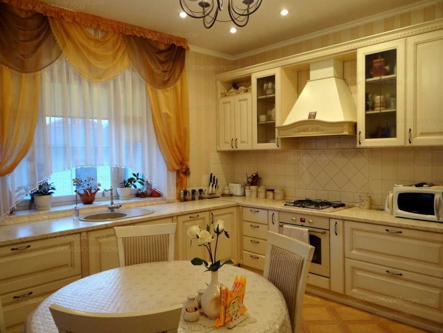 Полуостровная планировка кухни
