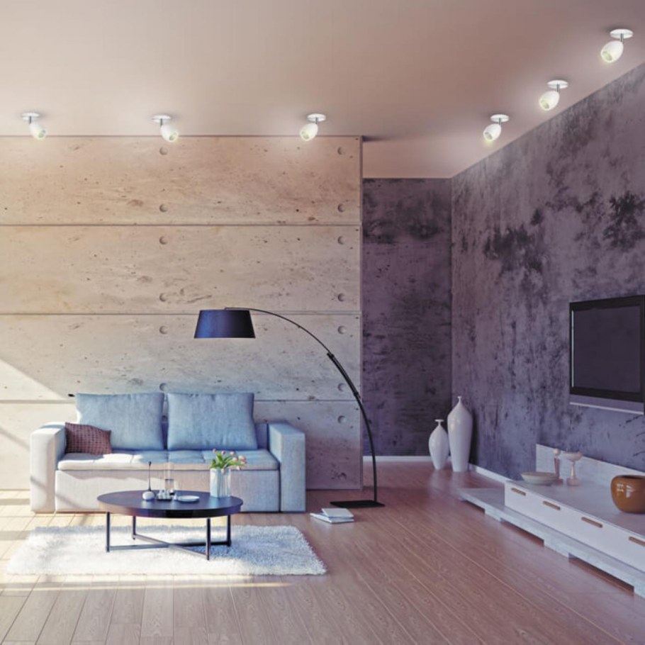 Натяжной потолок в спальне