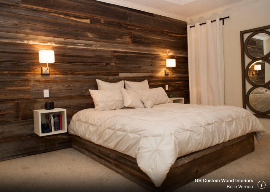 Шпонированные панели Wallhof Wood "тик"