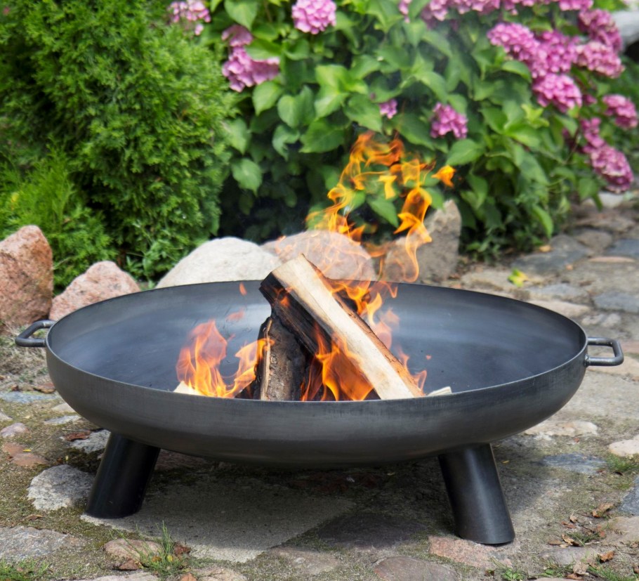Садовый очаг «костёр-чаша»